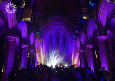 Entrust Gold for events with the organisation of an atypical event in the Cathedral.