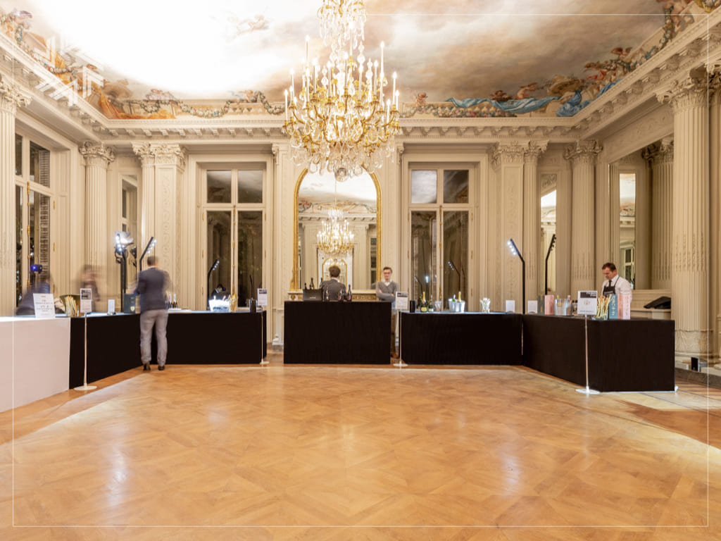 The locations of the event agency in Paris Gold for events